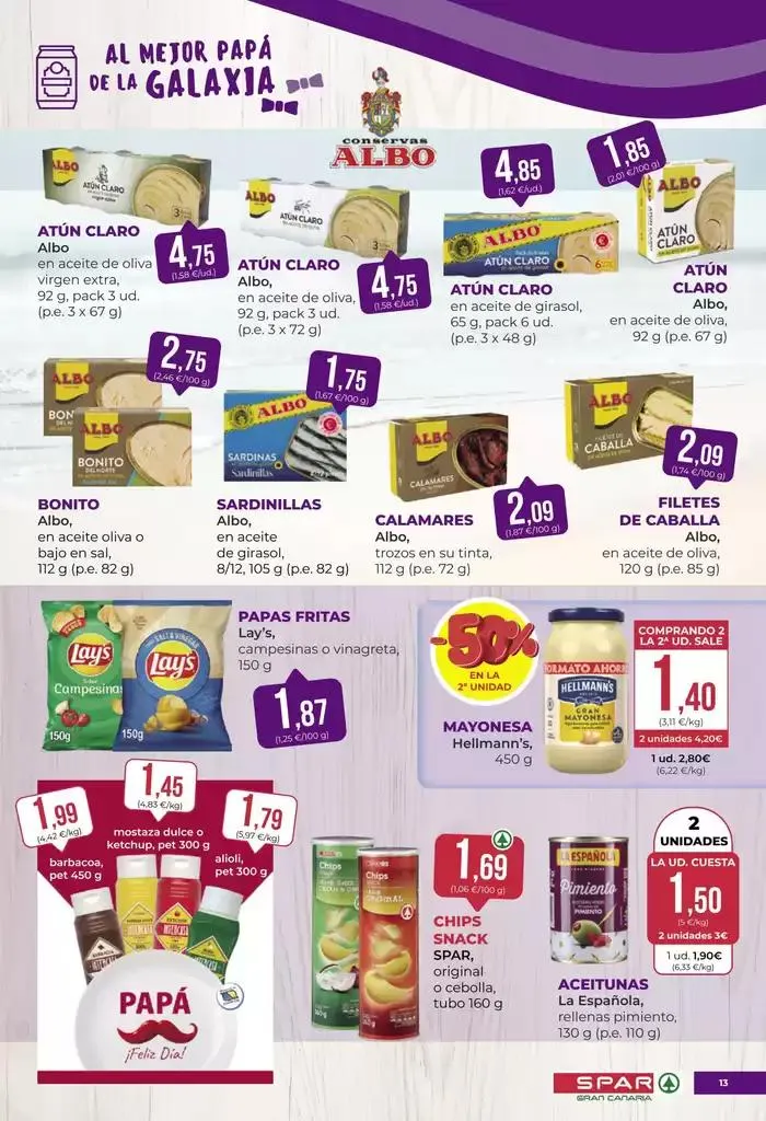 Catálogo de Catálogo Spar Gran Canaria 7 de marzo al 20 de marzo 2025 - Página 13