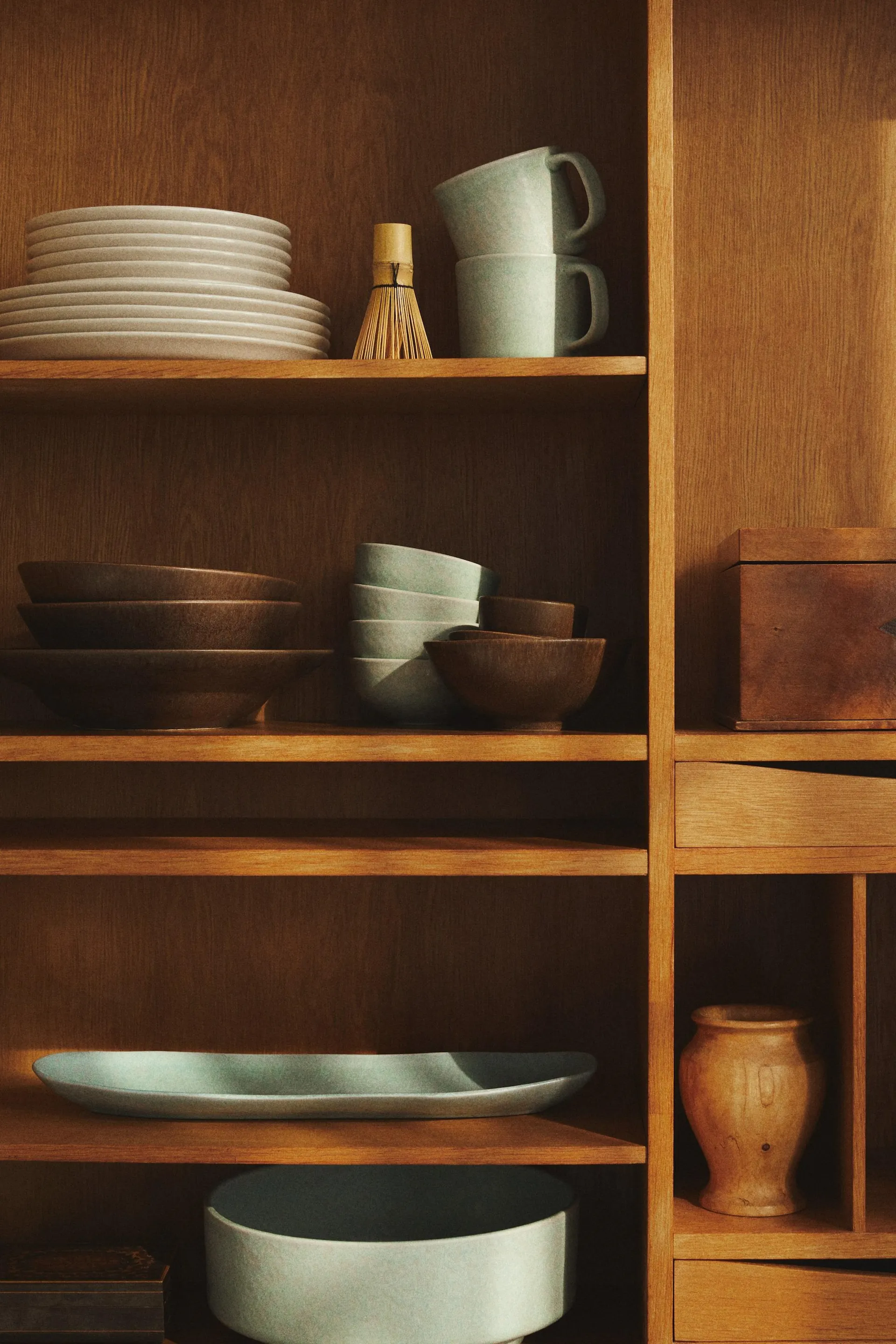 Fuente con esmalte reactivo