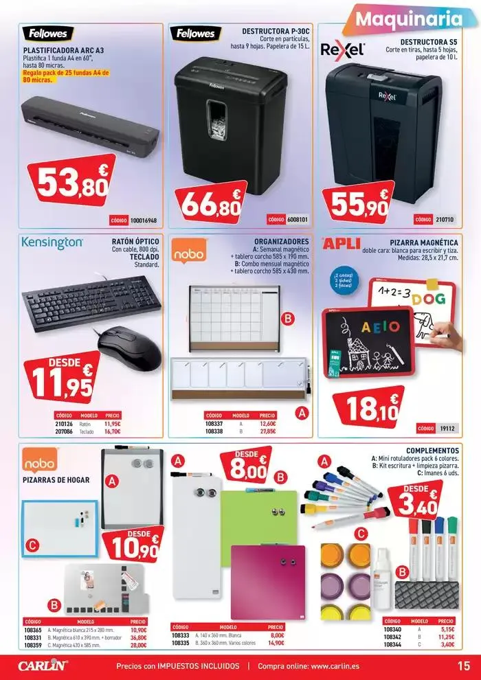 Catálogo de HIPER OFERTAS PAPELERÍA Nº5 21 de mayo al 30 de junio 2025 - Página 15
