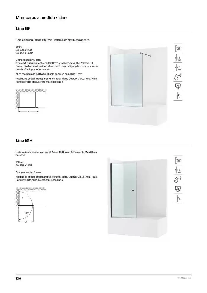 Catálogo de Platos de Ducha, Bañeras y Mamparas 9 de enero al 31 de diciembre 2025 - Página 108