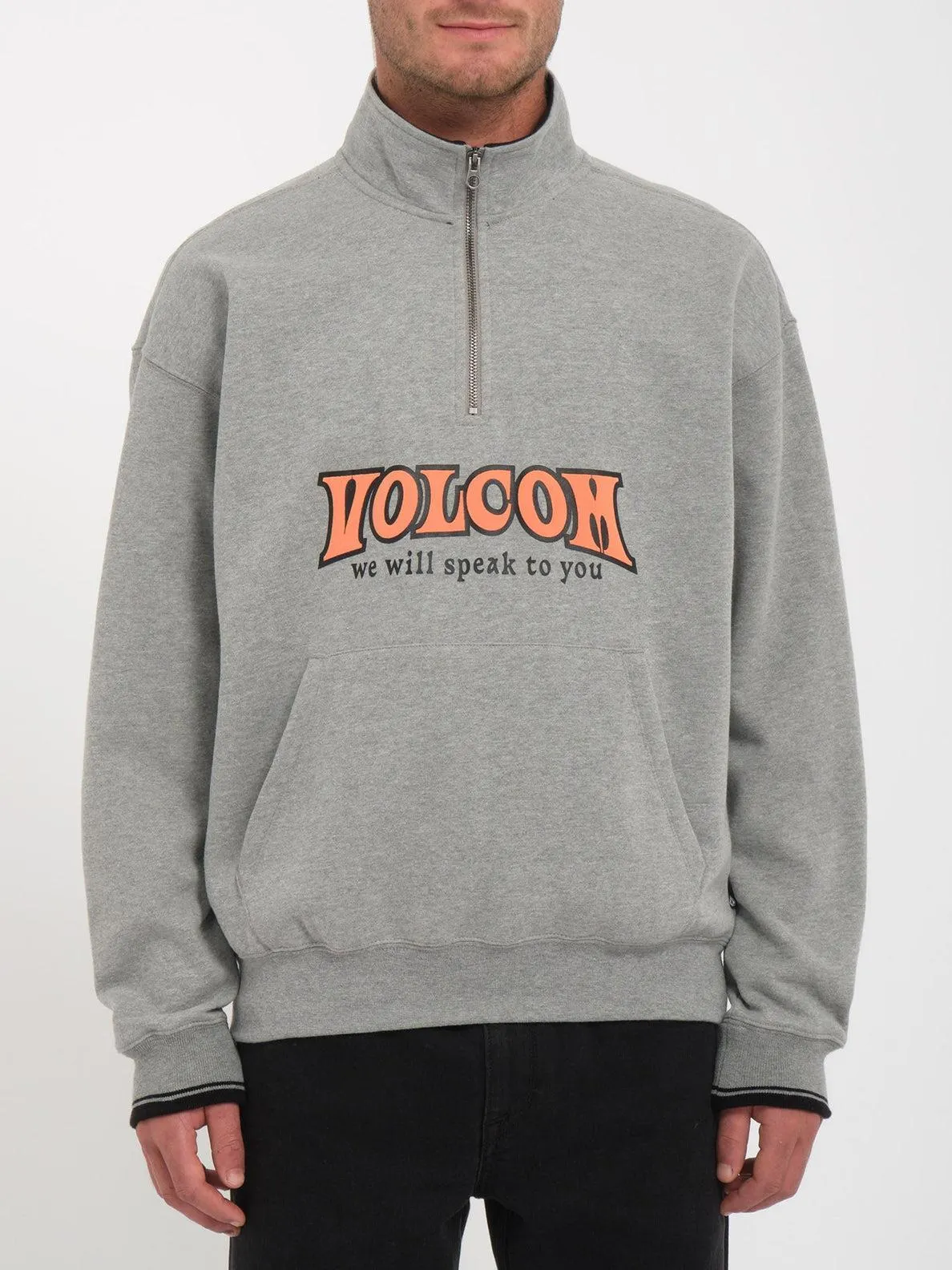 Sudadera Varsity - HEATHER GREY