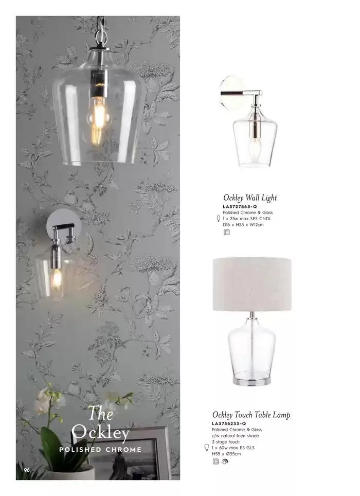 Catálogo de Lighting & Mirror Collection 12 de marzo al 31 de agosto 2025 - Página 98