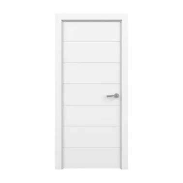 Puerta boracay lacada blanca izquierda 203 x 82,5 cm
