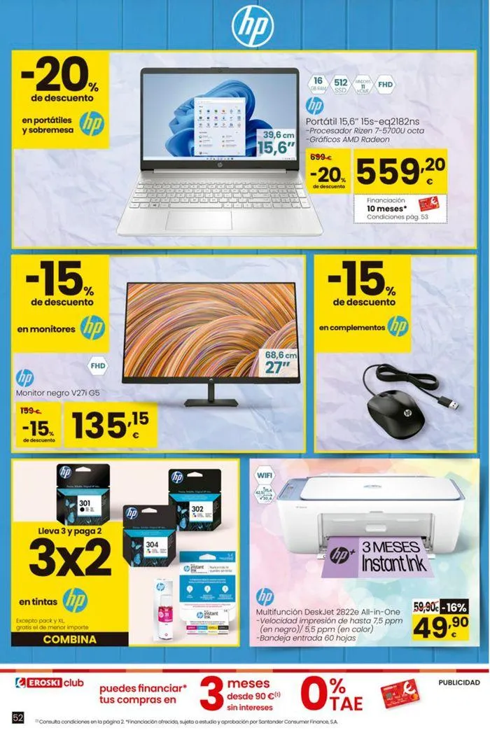 Catálogo de Ofertas Vuelta al Cole EROSKI 22 de agosto al 18 de septiembre 2024 - Página 52