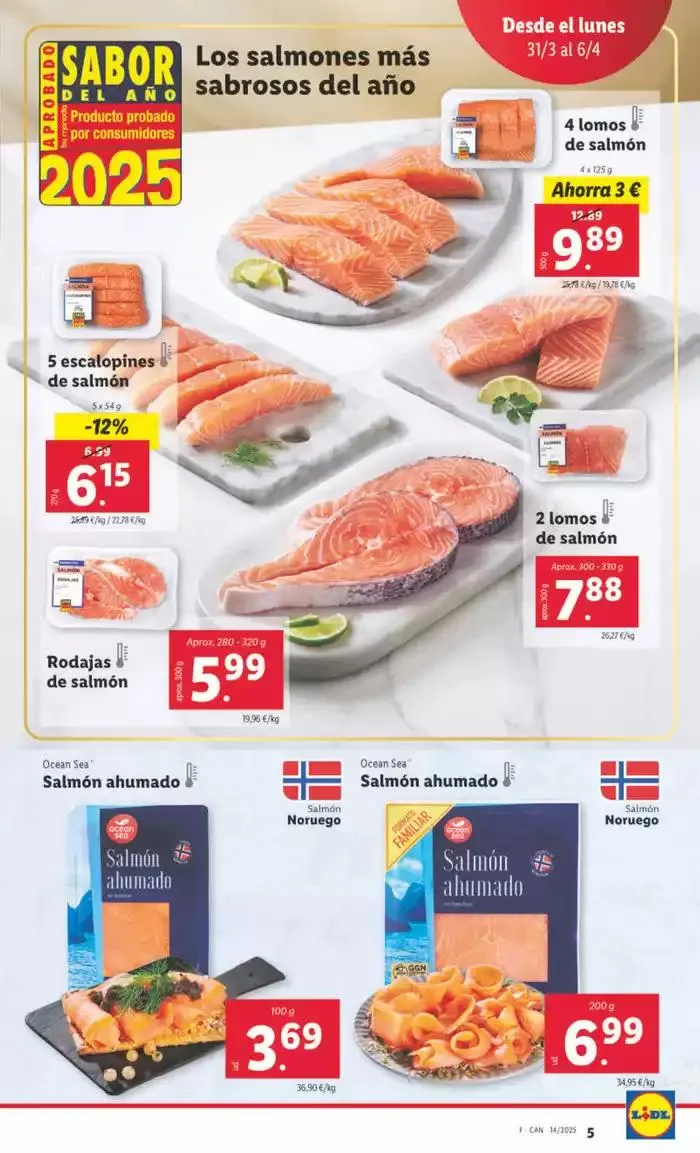 Catálogo de № 1 PRECIO - Ofertas válidas del 31/03 al 06/04 31 de marzo al 6 de abril 2025 - Página 5