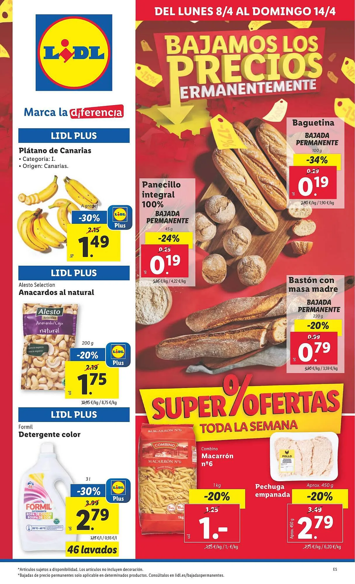 Catálogo de Folleto inLidl 8 de abril al 14 de abril 2024 - Página 1