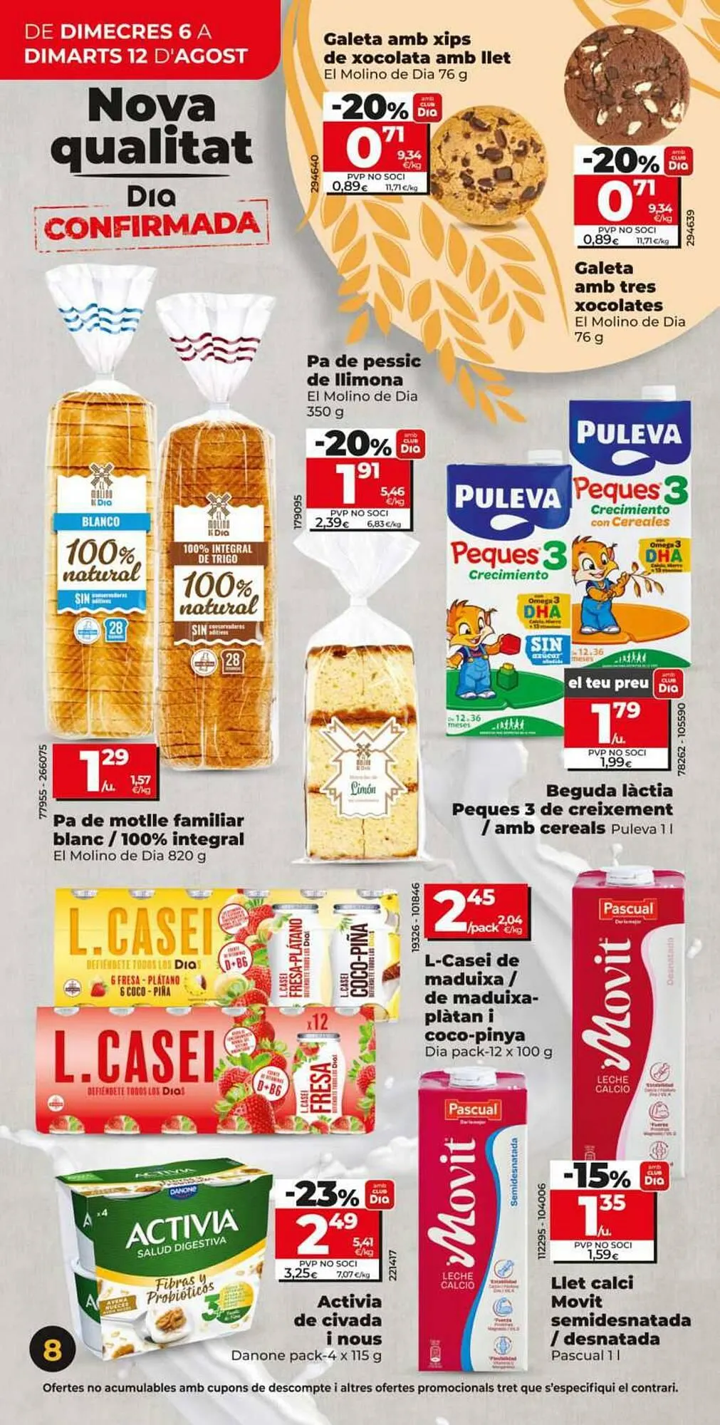 Catálogo de Folleto Dia 6 de agosto al 12 de agosto 2025 - Página 8