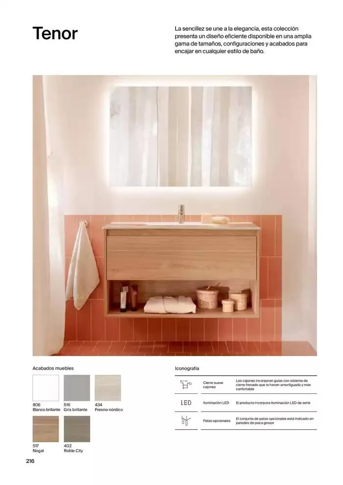 Catálogo de Colecciones de Baño, Muebles y Accesorios 9 de enero al 31 de diciembre 2025 - Página 218