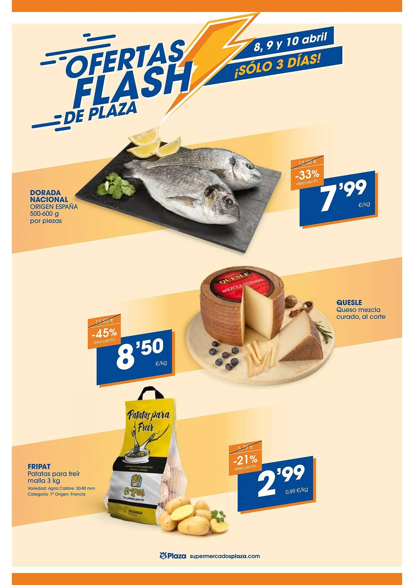 Catálogo de Folleto Supermercados Plaza 4 de abril al 17 de abril 2024 - Página 3