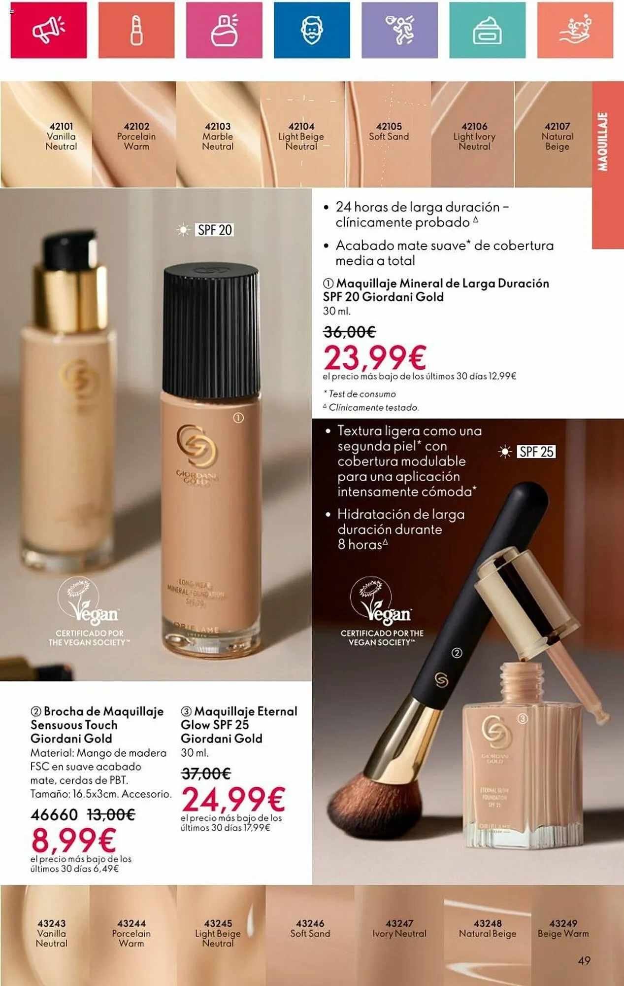 Catálogo de Folleto Oriflame 7 de mayo al 27 de mayo 2024 - Página 49