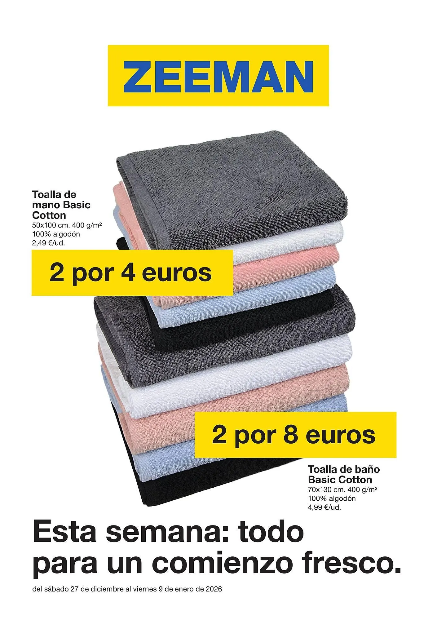 Catálogo de Catálogo Zeeman 27 de diciembre al 9 de enero 2026 - Página 1