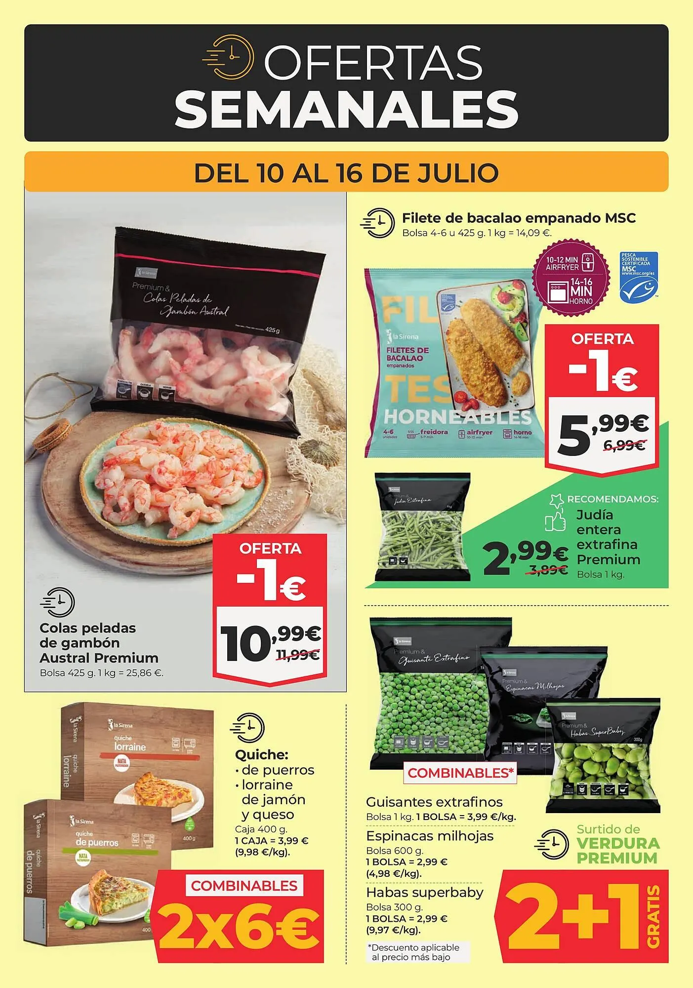 Catálogo de Folleto La Sirena 10 de julio al 23 de julio 2025 - Página 2