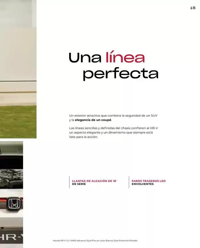 Catálogo de Catálogo HR-V e:HEV 6 de marzo al 30 de junio 2025 - Página 15