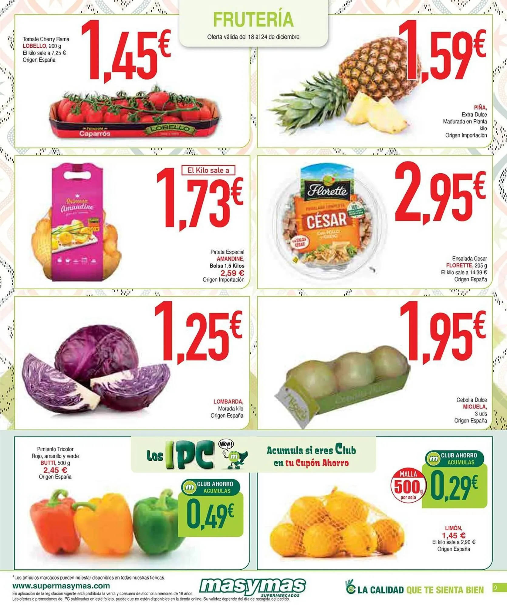 Catálogo de Folleto Masymas 18 de diciembre al 7 de enero 2026 - Página 9
