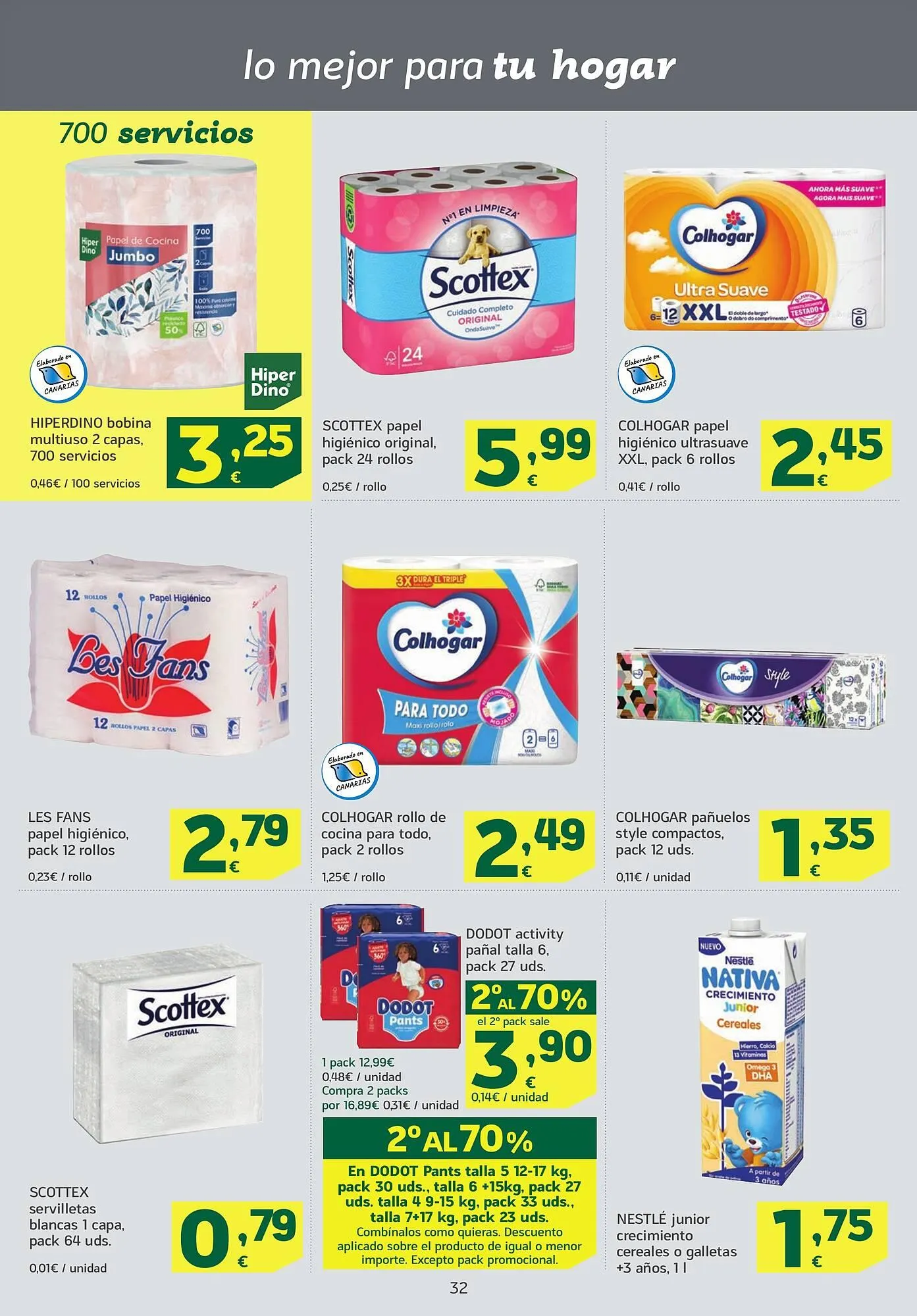Catálogo de Folleto HiperDino 24 de junio al 9 de julio 2025 - Página 32