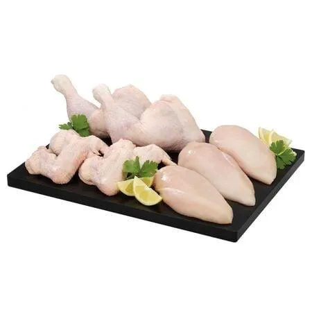 LOTE de pollo 1 kg pechugas + 1 kg de traseros + 1 kg de alas