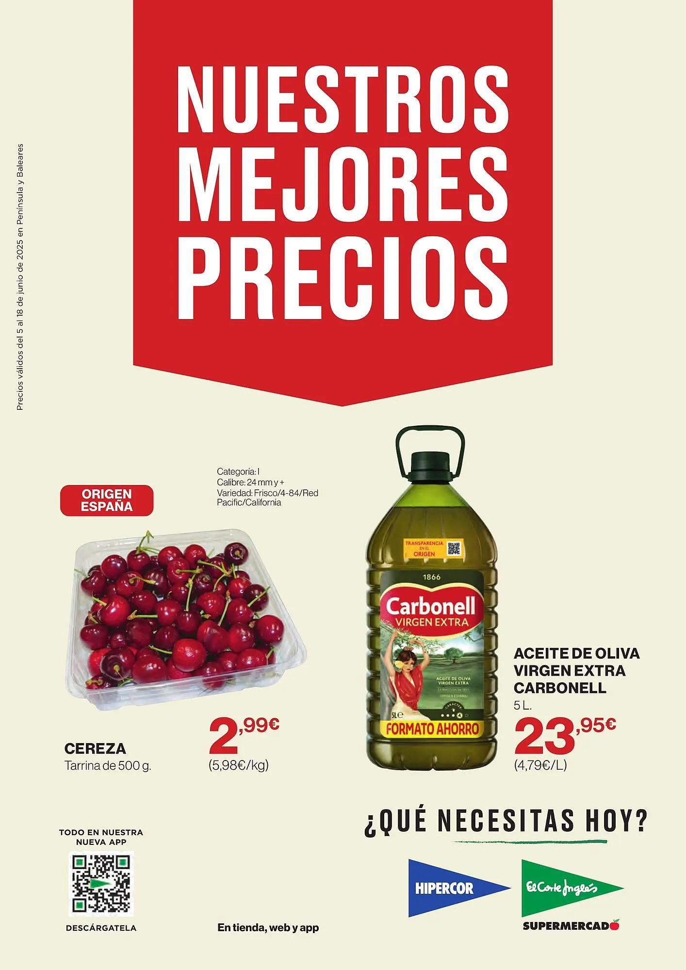 Catálogo de Folleto El Corte Inglés 5 de junio al 18 de junio 2025 - Página 1