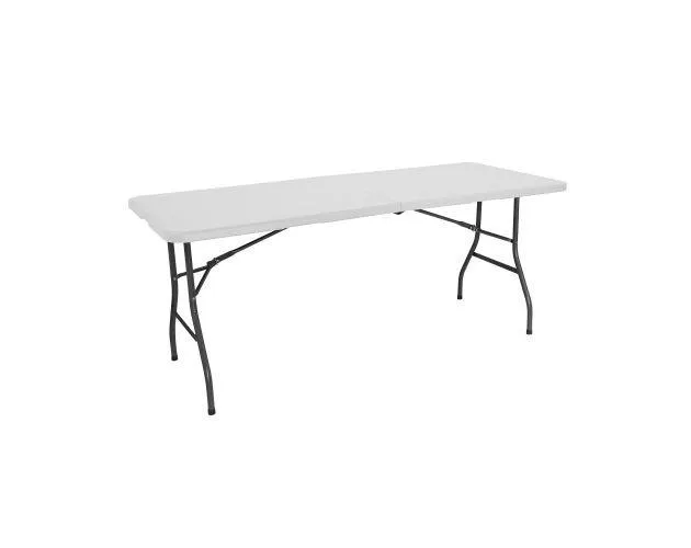 Mesa plegable 240cm rectangular catering blanca thinia home