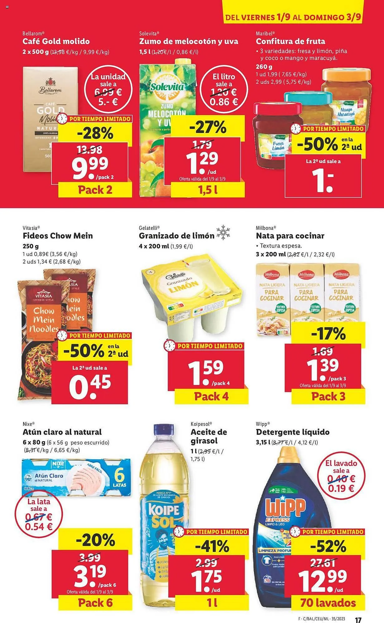 Catálogo de Folleto Lidl 28 de agosto al 3 de septiembre 2023 - Página 17