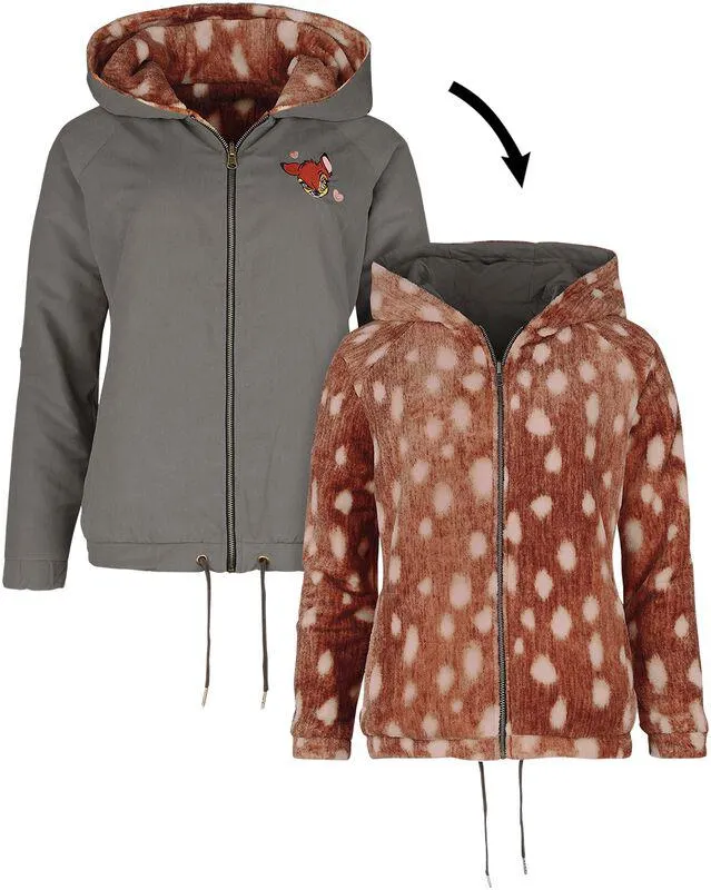 "Fur" Chaqueta entre-tiempo multicolor de Bambi