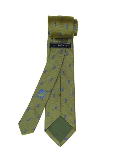 Corbata perros Verde/azul