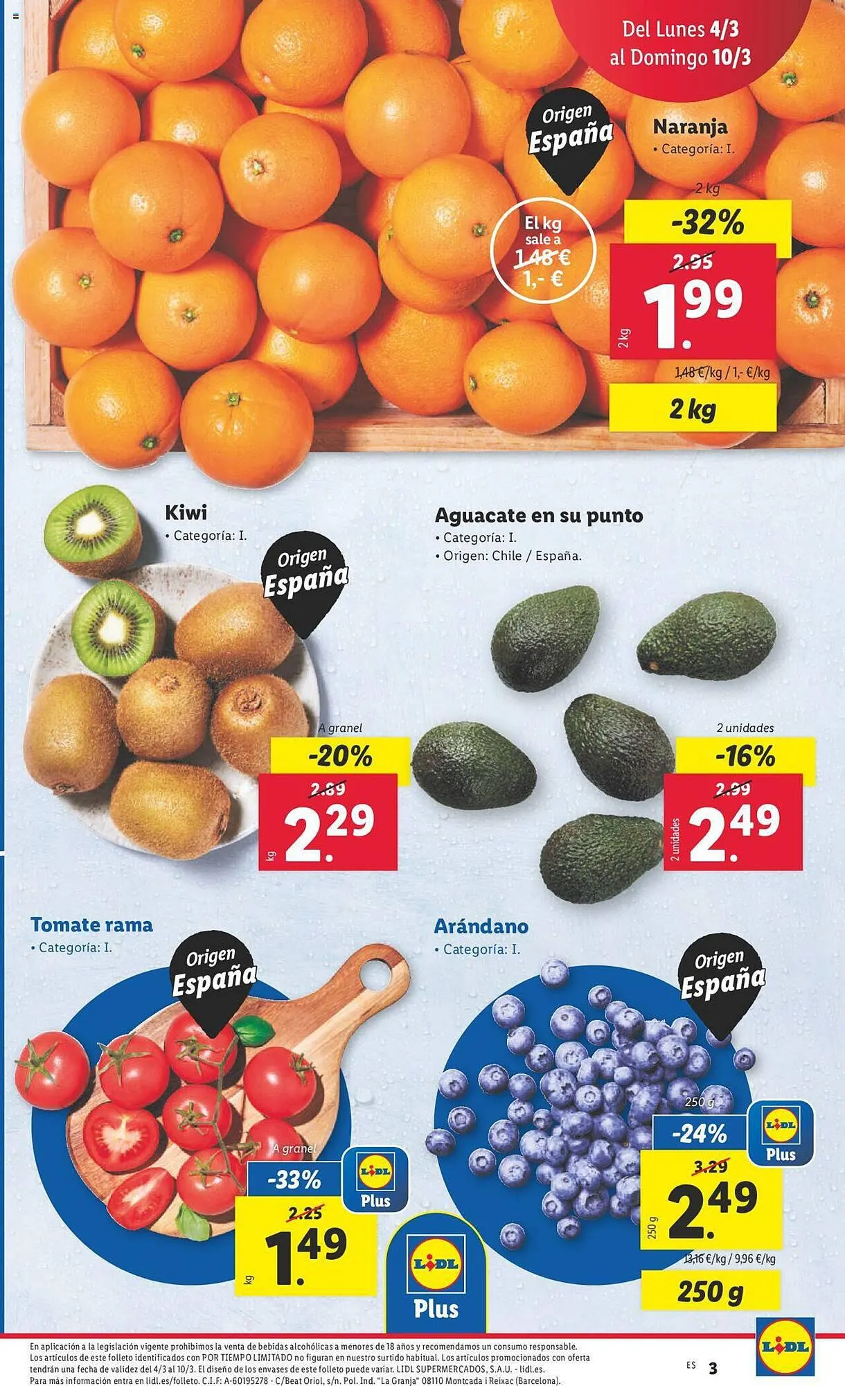 Catálogo de Folleto Lidl 4 de marzo al 10 de marzo 2024 - Página 3