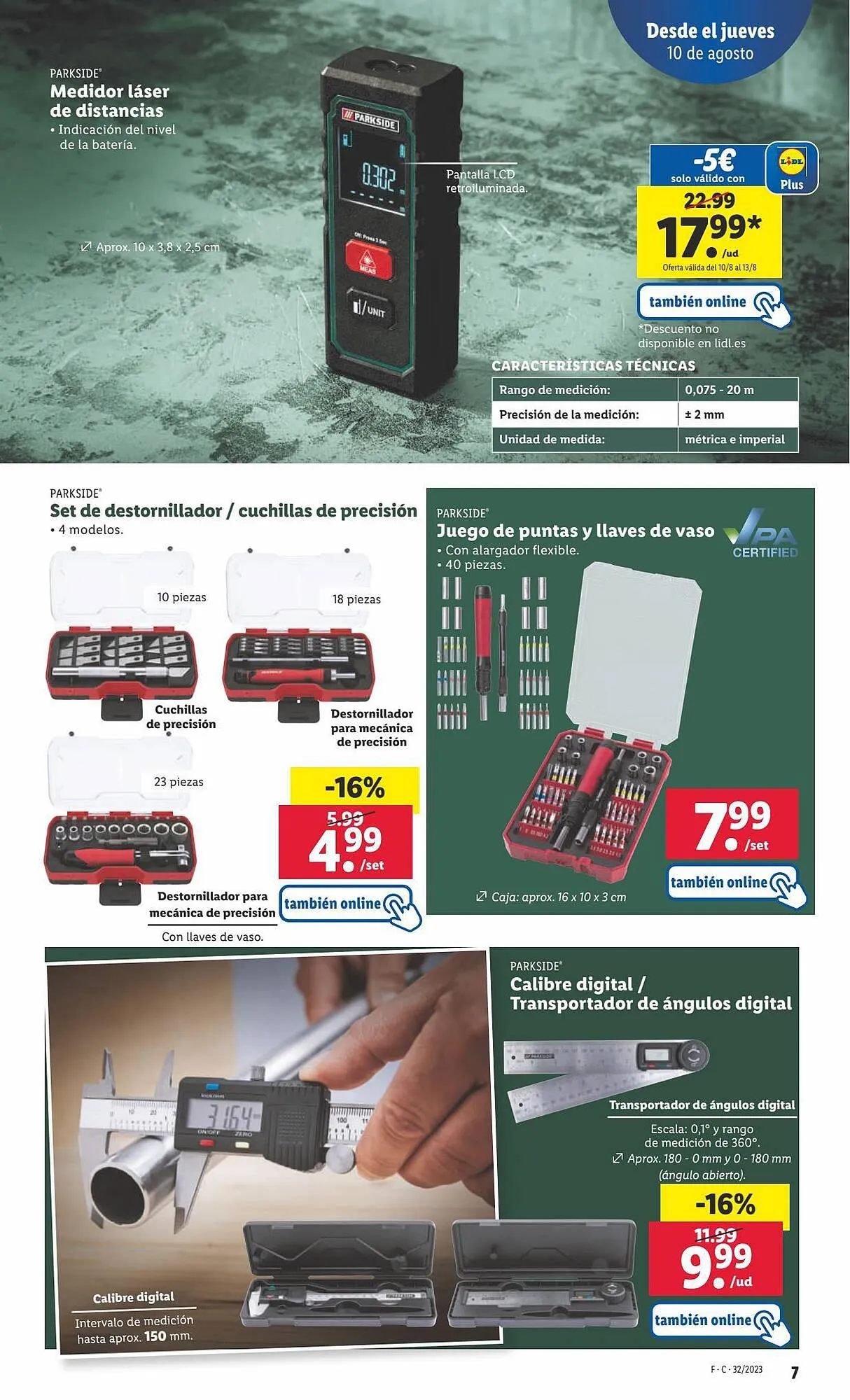 Catálogo de Folleto Lidl 10 de agosto al 16 de agosto 2023 - Página 7