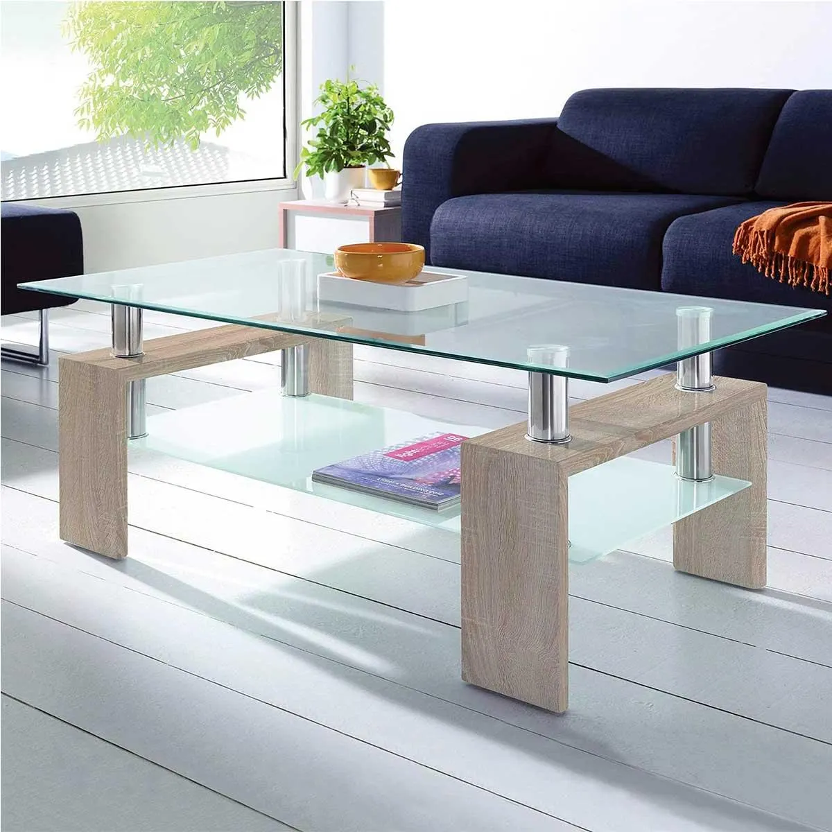 Mesa de centro Sama 45x110x60 cm