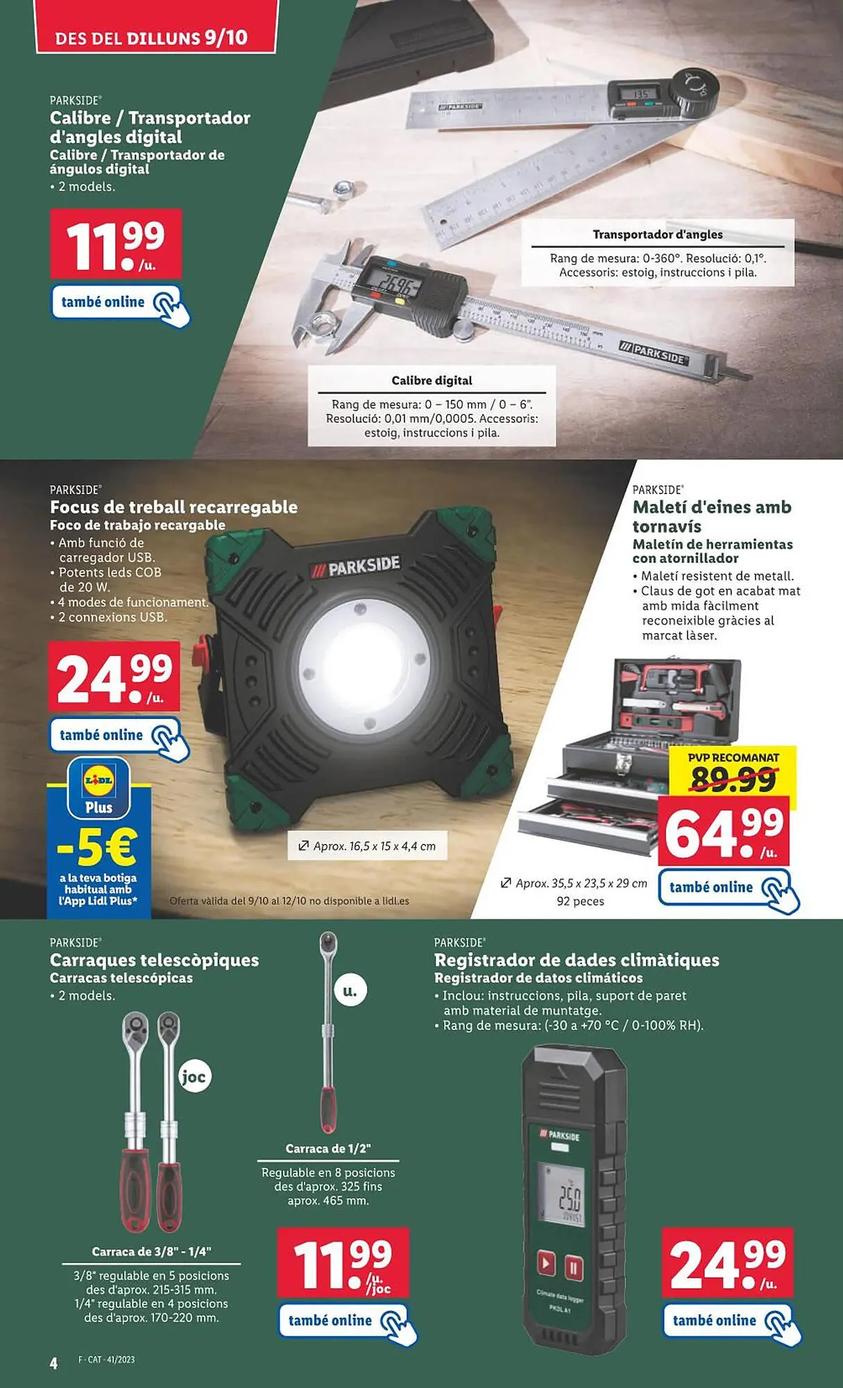 Catálogo de Folleto Lidl 2 de octubre al 16 de octubre 2023 - Página 4