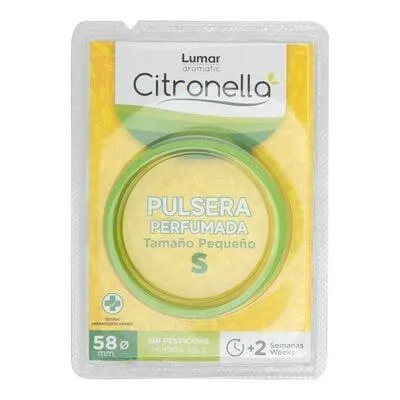 Insecticida pulsera perfumada citronella Lumar Talla S