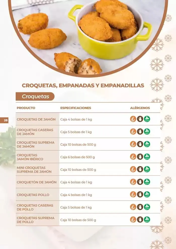 Catálogo de Catálogo de productos congelados 7 de octubre al 31 de diciembre 2024 - Página 28