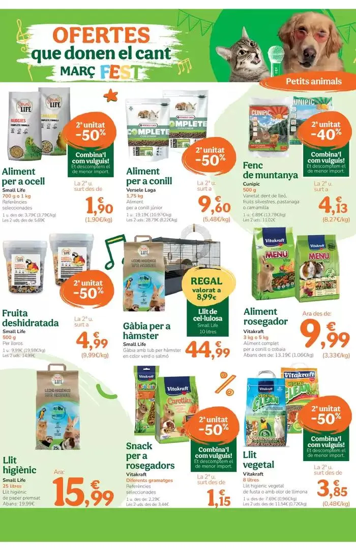 Catálogo de Ofertes que donen el cant. Març fest 27 de febrero al 26 de marzo 2025 - Página 15