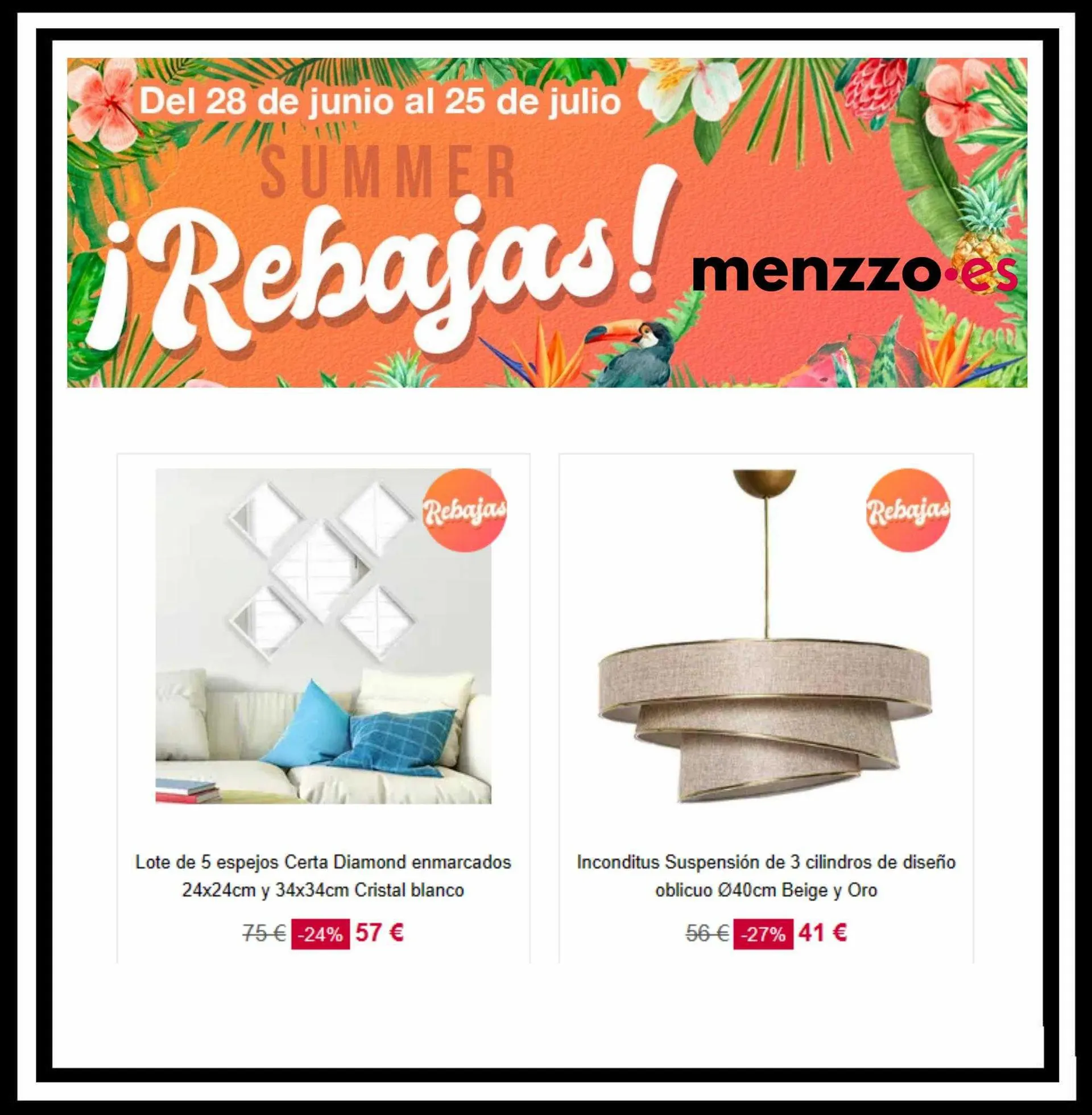 Catálogo de Catálogo Muebles Menzzo 28 de junio al 25 de julio 2023 - Página 2