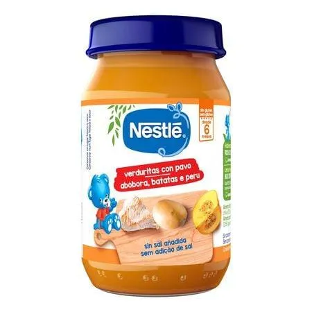 Tarro de verduritas con pavo Nestlé 190g