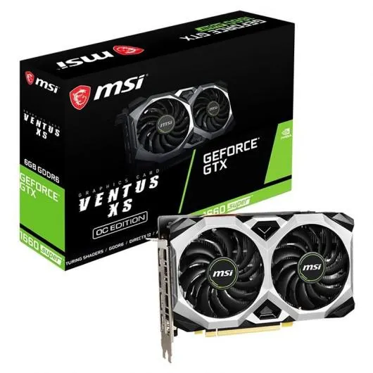 SVGA GEFORCE MSI GTX 1660 VENTUS XS 6GB OC DDR6