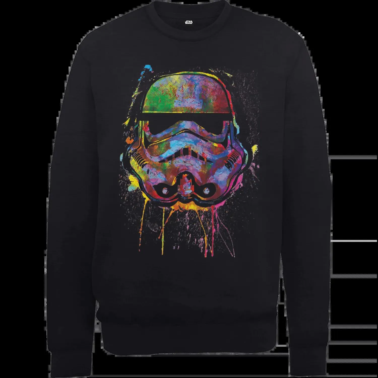 Sudadera Star Wars Soldado de asalto "Pintura Salpicadura" - Hombre - Negro