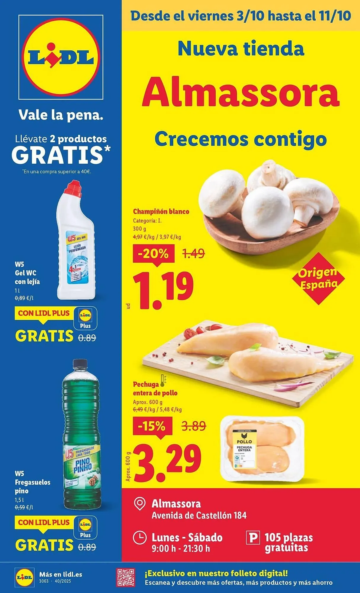 Catálogo de Catálogo Lidl 3 de octubre al 11 de octubre 2025 - Página 1
