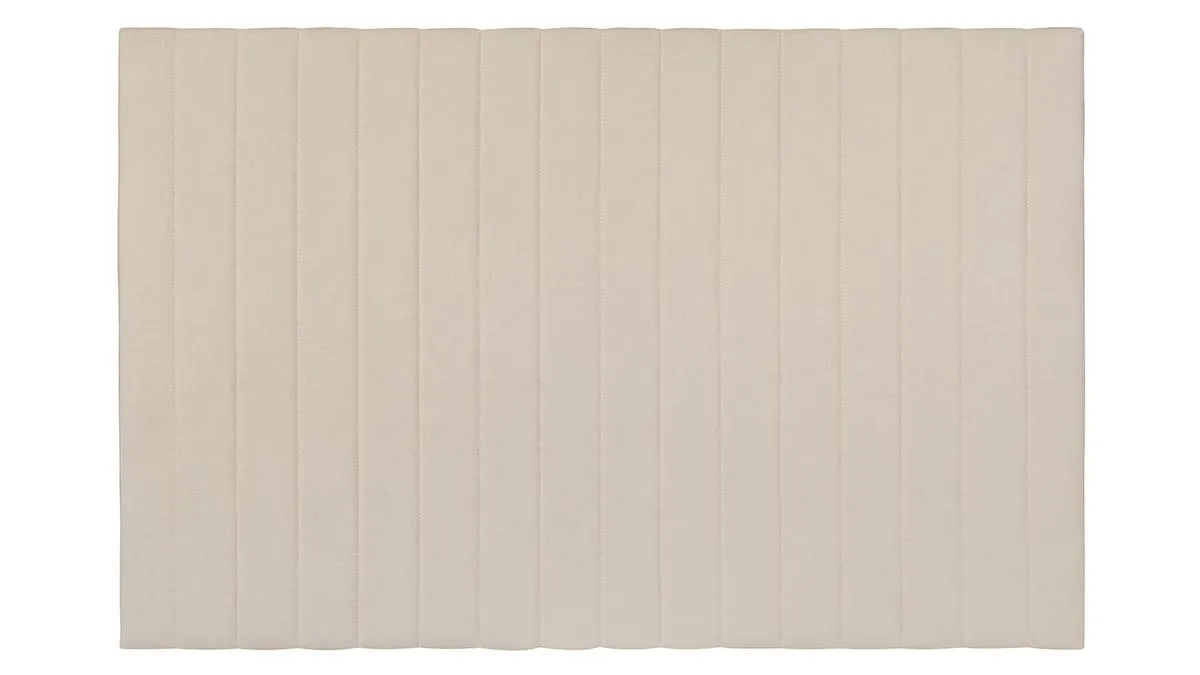 Cabecero en tela beige natural L170 cm NEHA