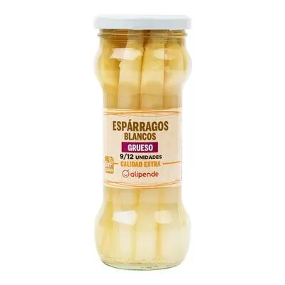 Esparragos blancos grueso Alipende 205g (9/12 piezas)