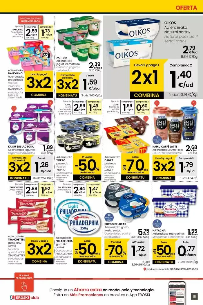 Catálogo de AUKERA OFERTA HIPERMERKATUAK EROSKI 2 de mayo al 13 de mayo 2025 - Página 15