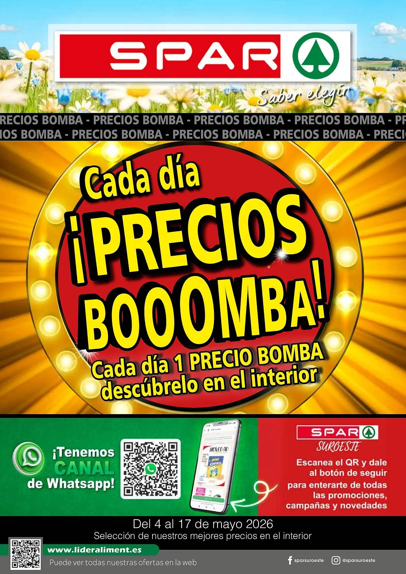 Catálogo de Folleto SPAR 4 de mayo al 17 de mayo 2026 - Página 1