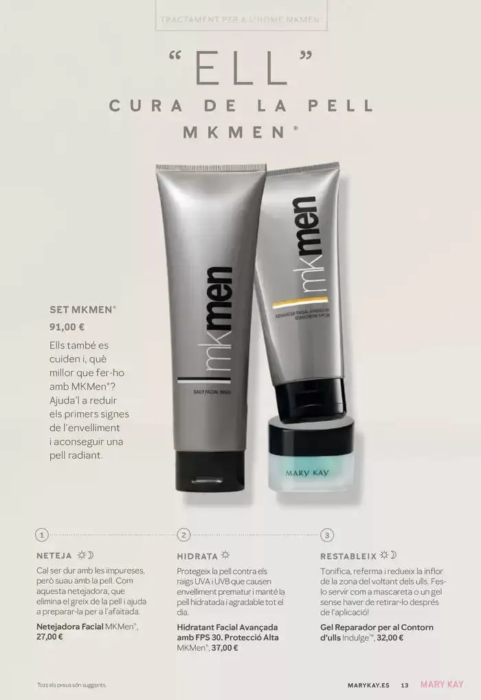 Catálogo de Folleto "Belleza Mary Kay" Catalán - Primavera 2025 16 de abril al 30 de abril 2025 - Página 13
