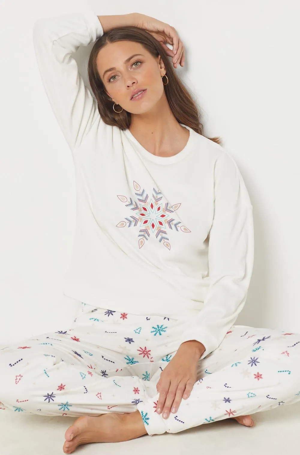 Pijama 2 piezas terciopelo