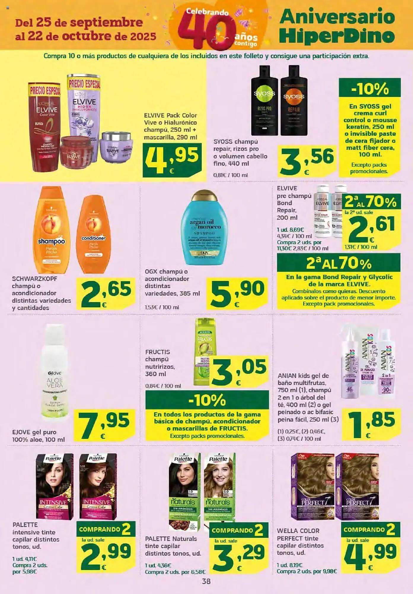 Catálogo de Folleto HiperDino 25 de septiembre al 8 de octubre 2025 - Página 38