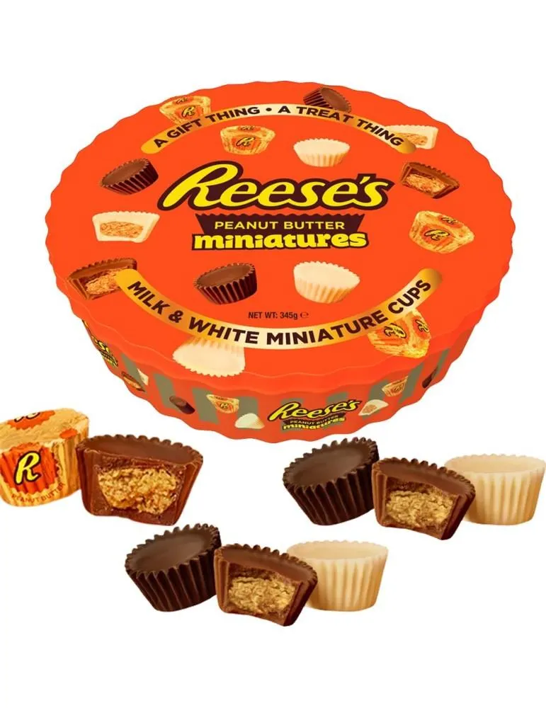 Caja rellena de PB Cups Miniatures 345 gr. Reese's