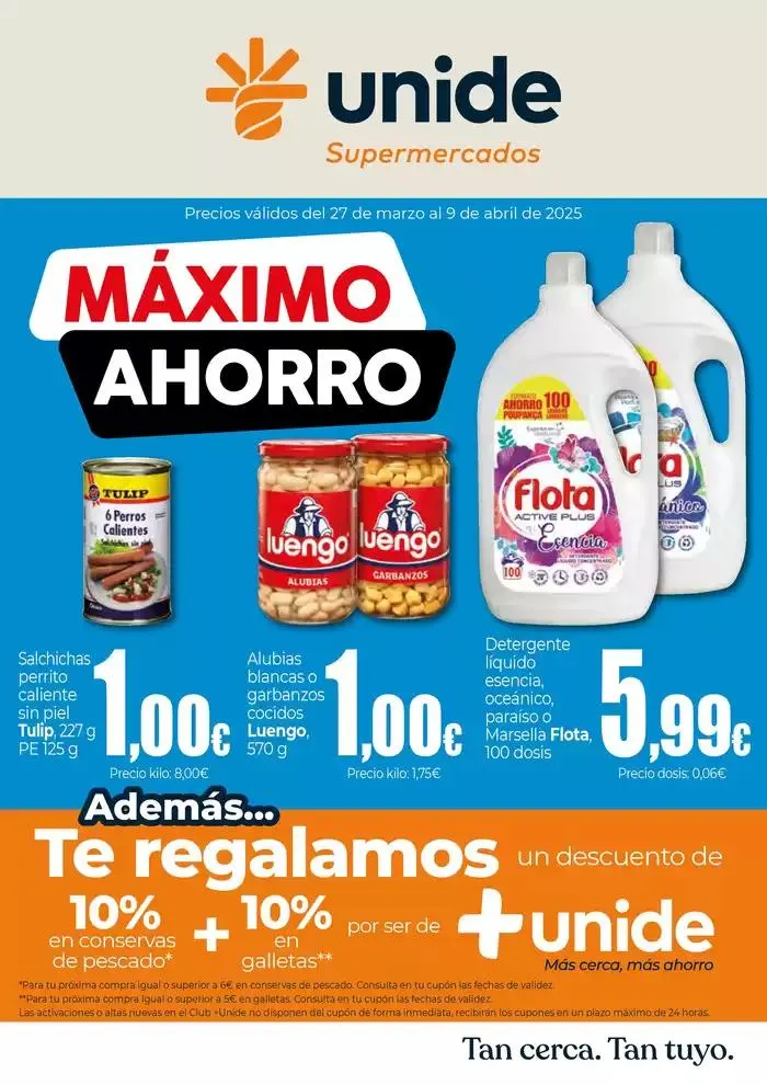 Máximo Ahorro UNIDE Supermercados Canarias - 1