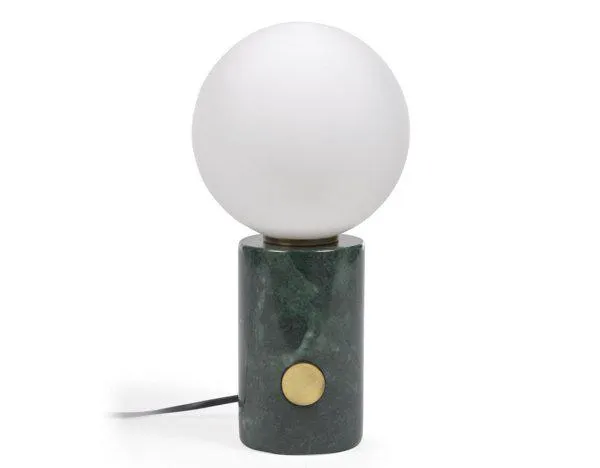 Lámpara de sobremesa Lonela mármol verde