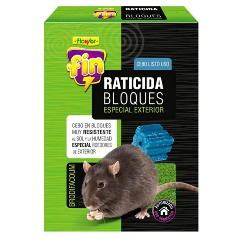 RATICIDA BLOQUES FLOWER 20621 200g