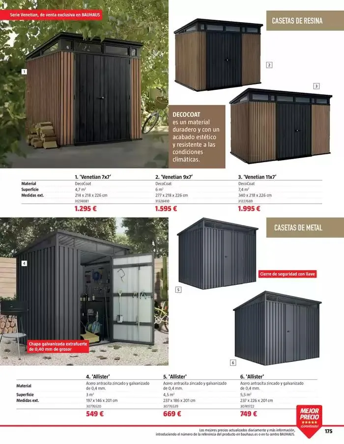 Catálogo de VERANO. Jardín, terraza, balcón. 26 de marzo al 20 de abril 2025 - Página 175