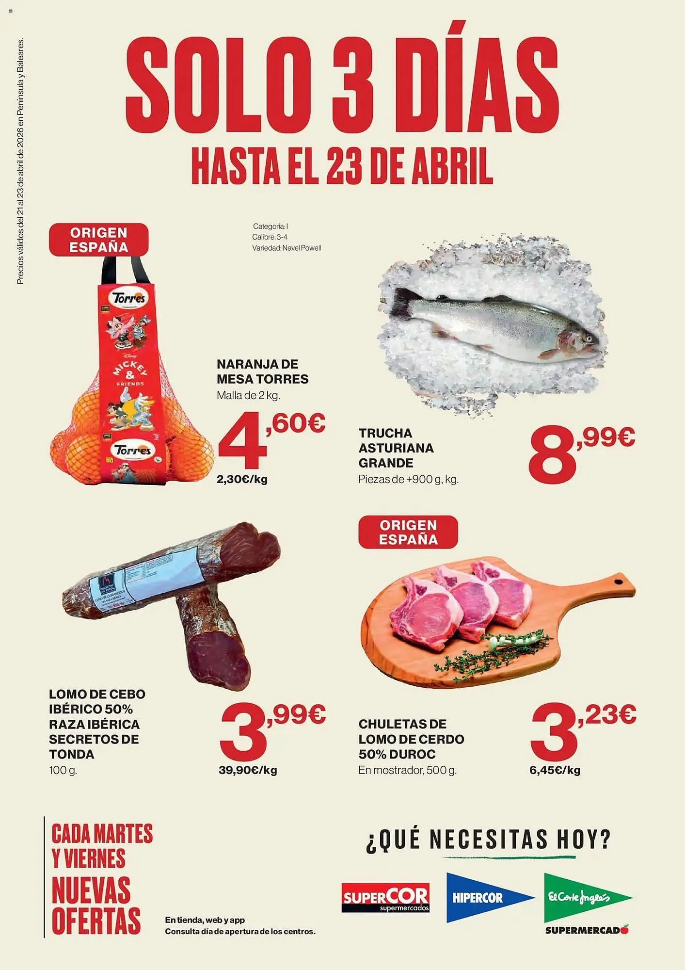 Catálogo de Catálogo El Corte Inglés 21 de abril al 23 de abril 2026 - Página 1